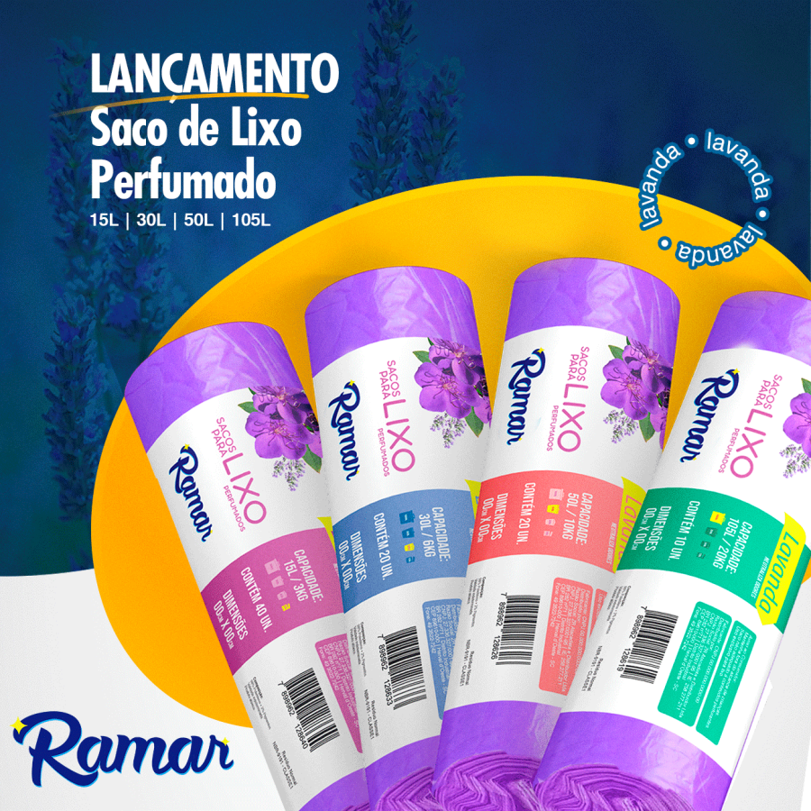 Saco Lixo perfumado