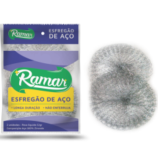 Esfregão de Aço Ramar c/2 unidades