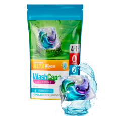 Capsula Lava Roupas WashCaps 16 capsulas Brilholac