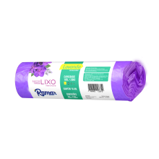 Saco Para Lixo Perfumado Lavanda 105l