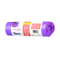 Saco Para Lixo Perfumado Lavanda 50l