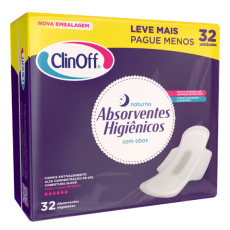 Absorvente Noturno Com Abas 32 unidades